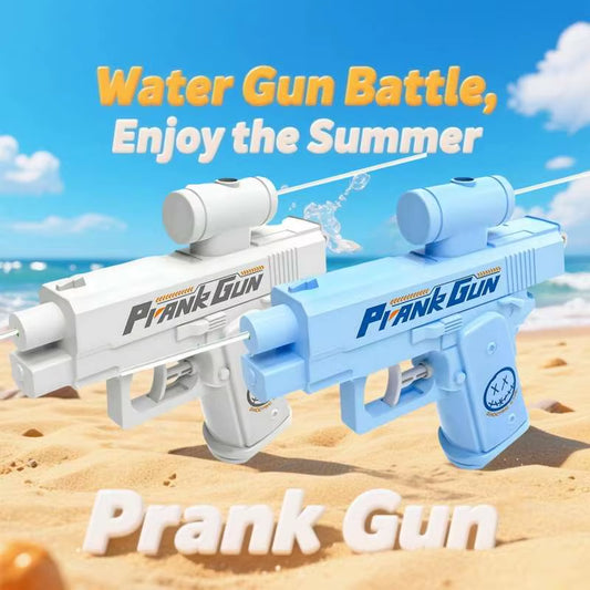 Portable Two-Way Prank Water Gun Reverse Splash Toy Summer Pool Beach Water Fight Stress Relief Interactive Toys for Kids Adults