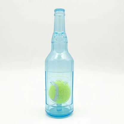 Pet Toy Dog Bite-Resistant Squeaky Tennis Ball Bottle for Self-Entertainment, Boredom Relief, Durable Chew Toy, Interactive Dog Toy