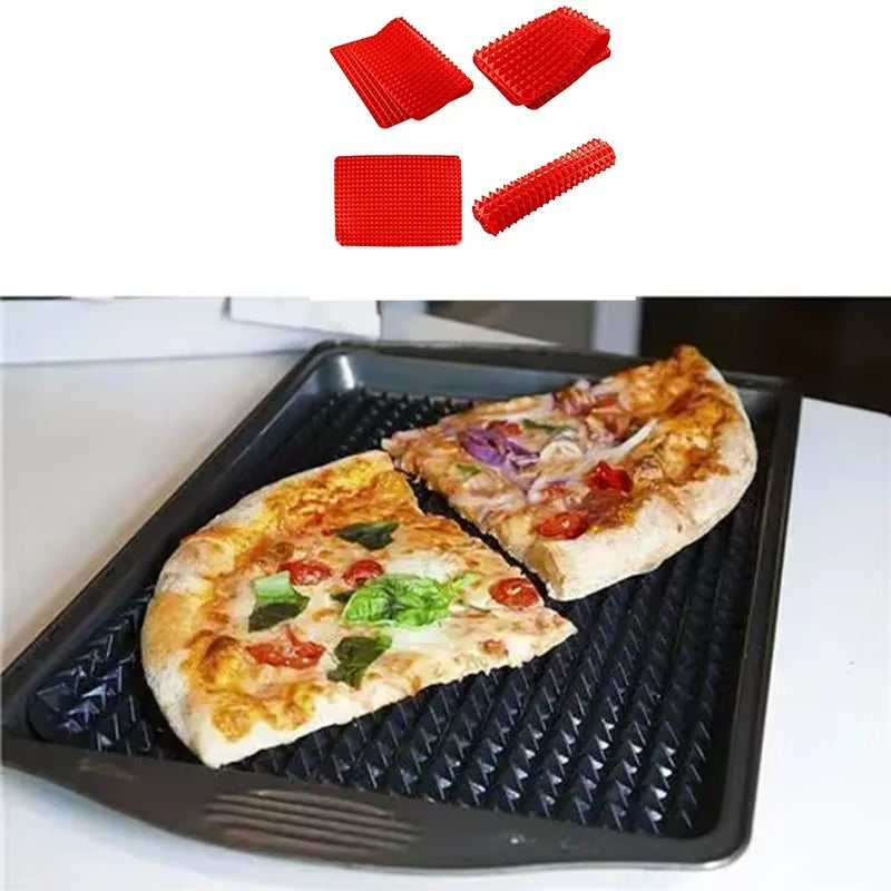 Silicone Pyramid Baking Mat for Oven Non-Stick Cooking Tray Reusable Heat-Resistant Grill Mat for Healthy Fat-Free Cooking