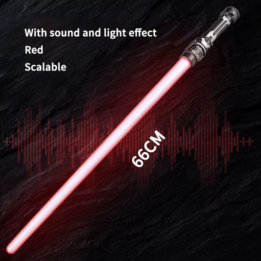 Laser Sword Lightsaber Red and Blue Double Saber Rave Transformation Children'S Gifts Cosplay Weapon Boys Cool Flashing Toys