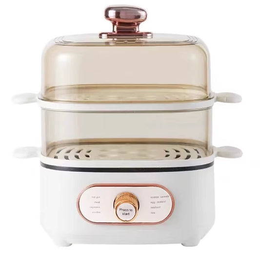 10.5L Electric Food Steamer Large Capacity Double Layers Multi Cooker Breakfast Maker Household Mini Steam Pot Cooking Machine