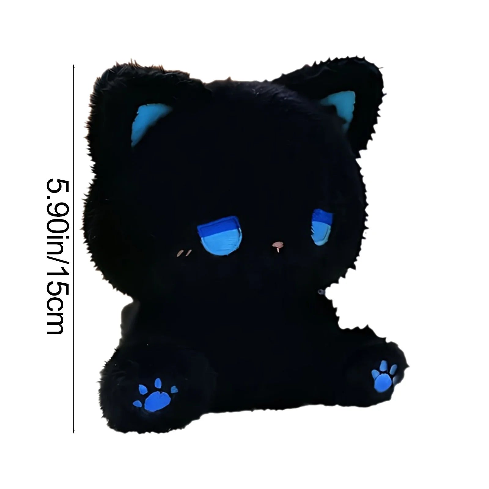 Orangide Black Cat Plush Toys, Kawaii Valentines Plushies for Girls Kids Boys, Cute Plush Toy Soft Valentine'S Day Gift for Her, Girlfriend, Wife, Kids