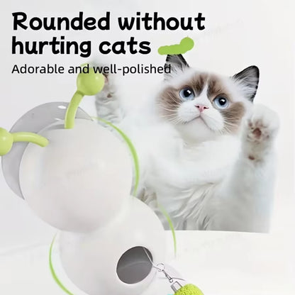 Caterpillar Pet Cat, Caterpillar Toy, Electric Self-Entertainment and Boredom Relief Device, Suction Cup Interactive Smart Pet C